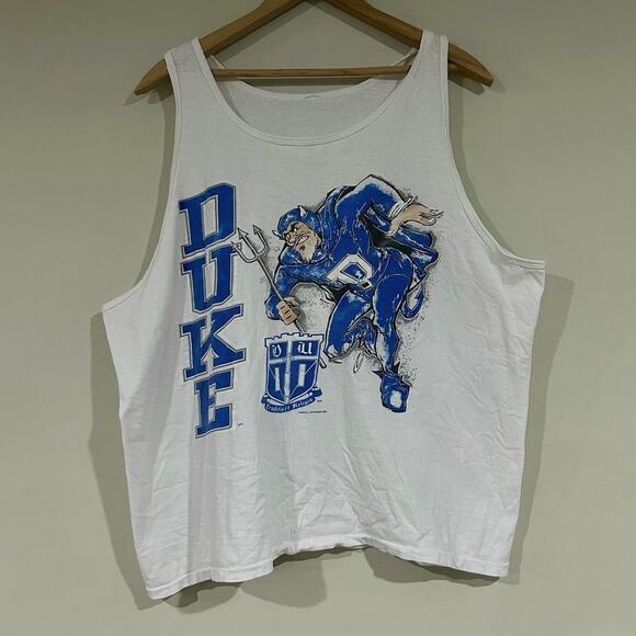 Vintage Duke Blue Devils Graphic Tank Top - Picture 1 of 6